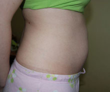 11 weeks pregnant belly
