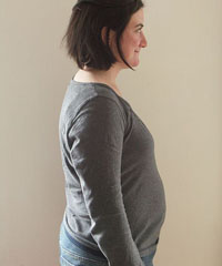 16 weeks pregnant belly