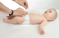 baby diapering