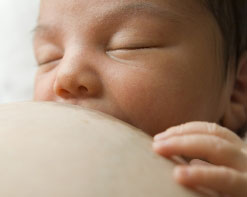 nursing baby to sleep