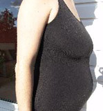 22 weeks pregnant belly