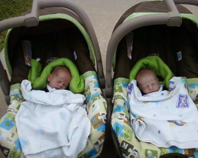 My twin boys