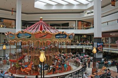 The carousel in the Fox Valley Mall