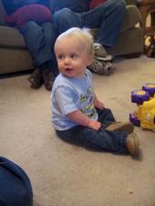 My son on his first Birthday!