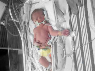 My son when he was born 
