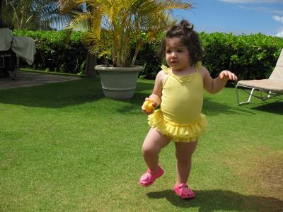 Our daughter at Sheraton Maui