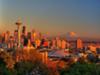 Seattle In Sunset