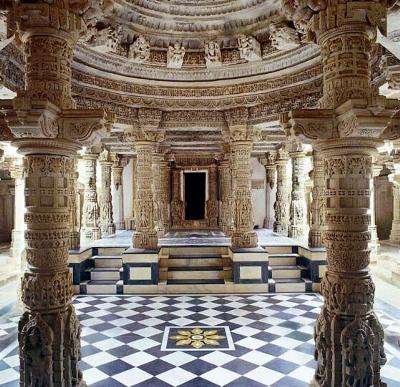 Inside Delwada Temple