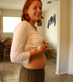 11 weeks pregnant belly