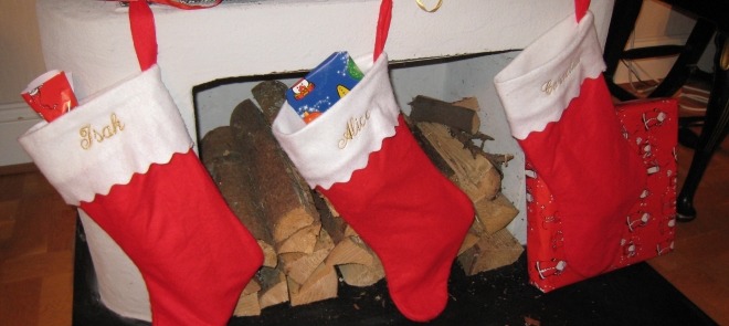 personalized Christmas stockings for kids