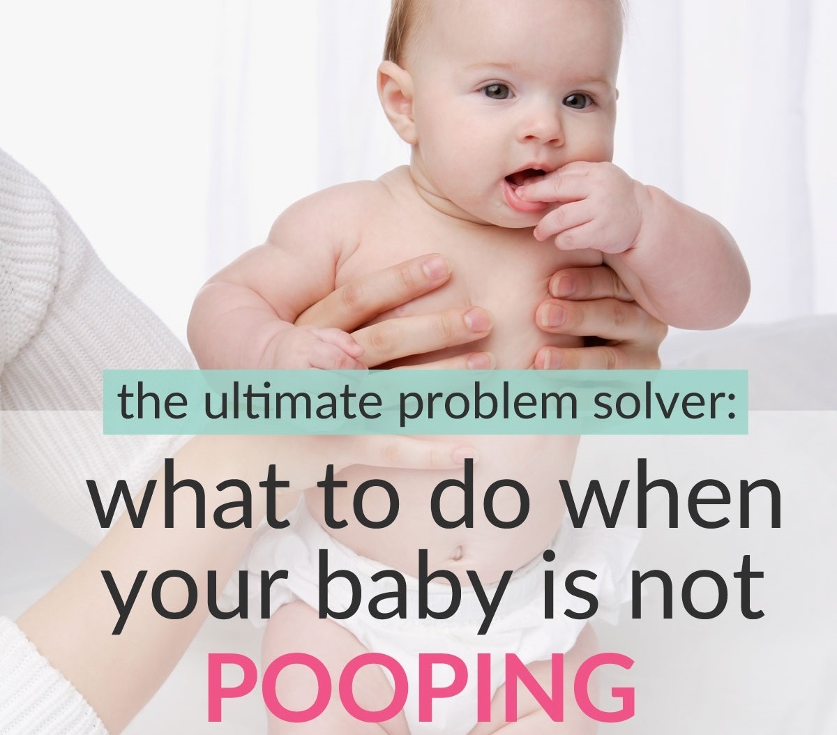 my baby is not pooping! learn what to do & when it is (not) normal