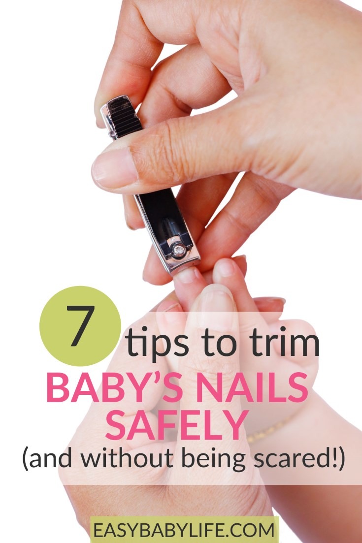 how to trim baby nails