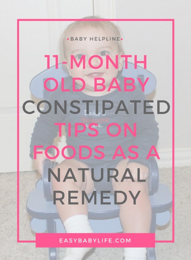 11-month-old constipated