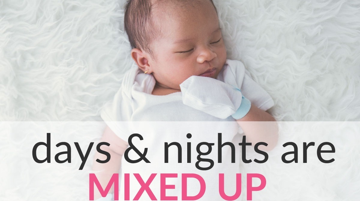 newborn only sleeps at daytime Easy Baby Life