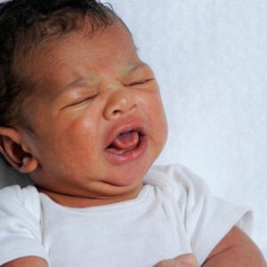 8-Week-Old Baby Crying In Pain..?!