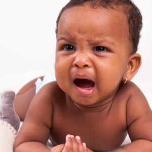 4-Month-Old Baby Seems So Angry And Scared