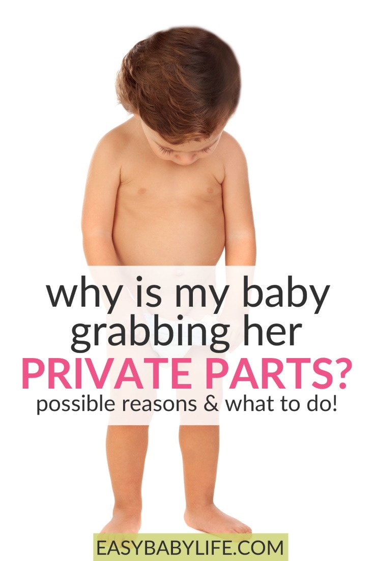 baby grabbing private parts