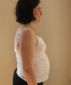 20 weeks pregnant belly