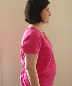 18 weeks pregnant belly