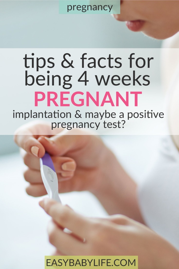 4 weeks pregnant info