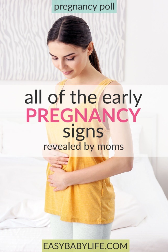 poll on early pregnancy signs