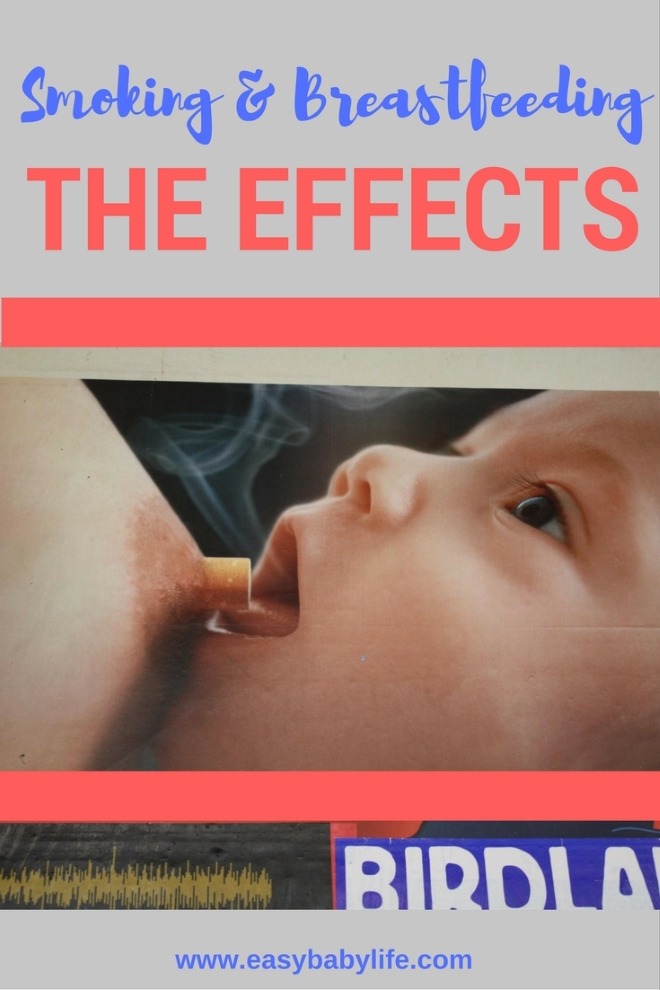 smoking while breastfeeding effects on baby