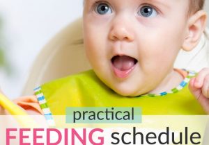 Read more about the article Practical Baby Feeding Schedule For 8-12-Month-Old Babies (& Toddlers!)