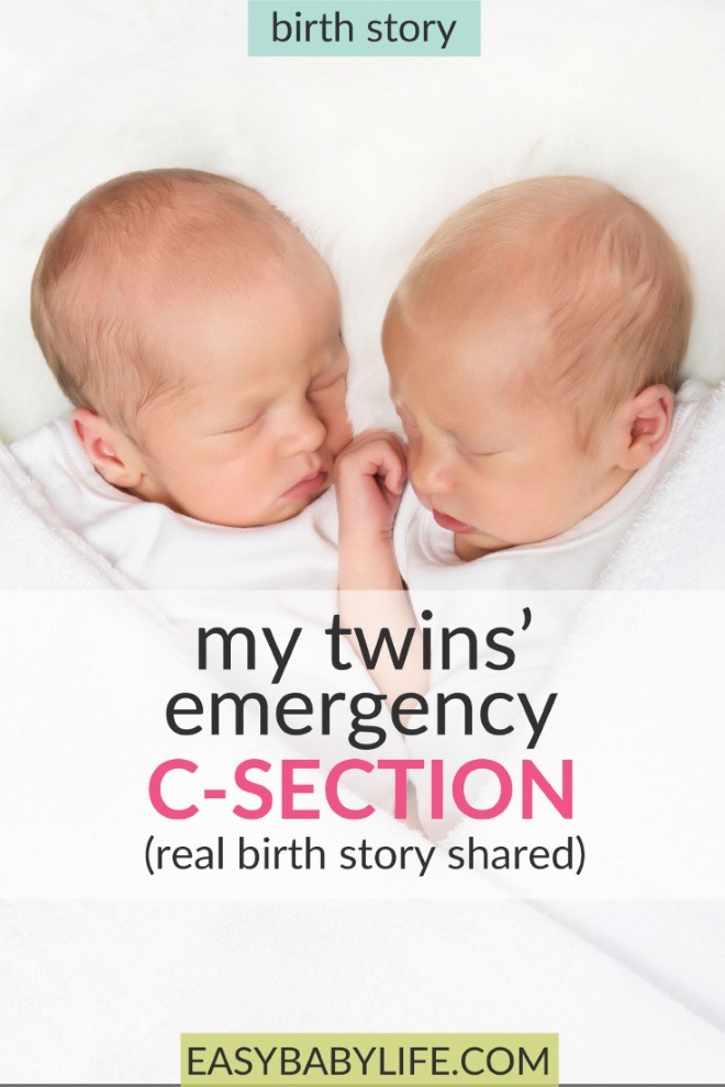 emergency c-section with twins