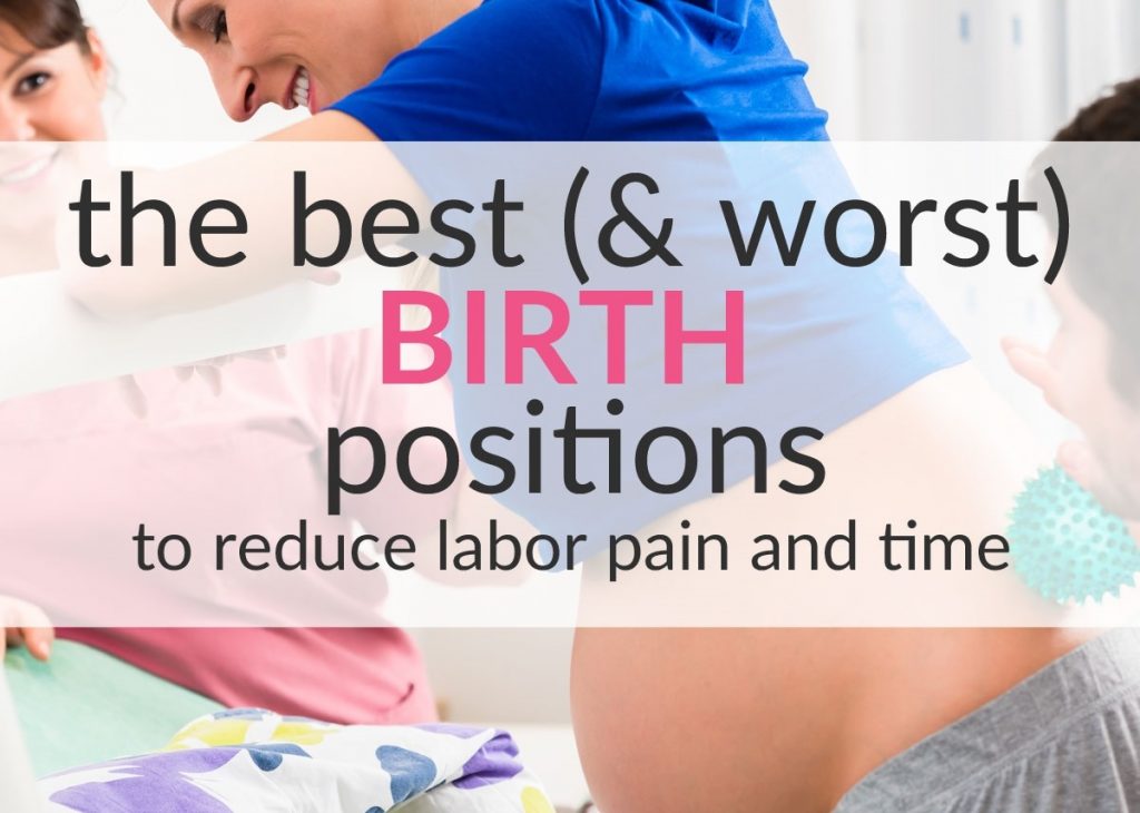 birth positions to reduce labor pain and time Easy Baby Life