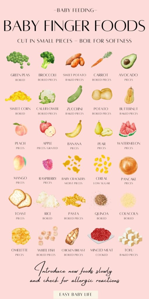 finger foods for babies and toddlers