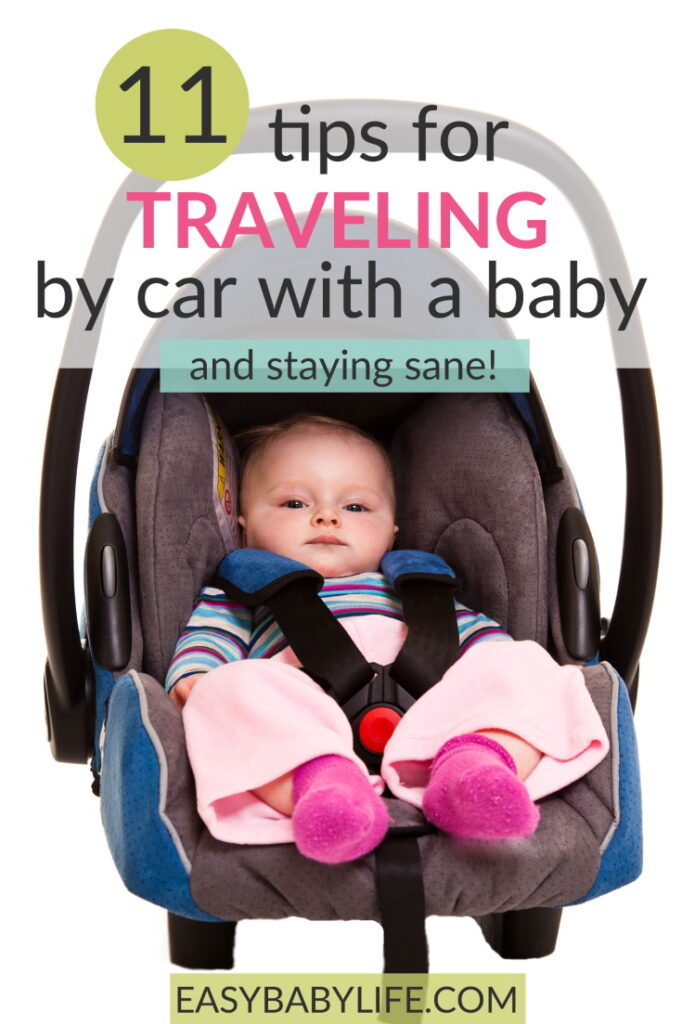 a baby travel by car