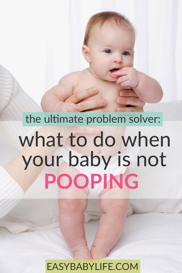 my baby is not pooping! learn what to do & when it is (not) normal