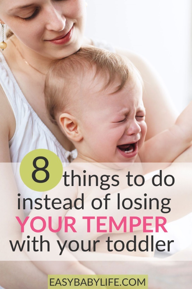 losing temper with your toddler