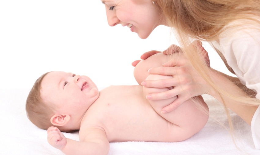 baby massage to release gas