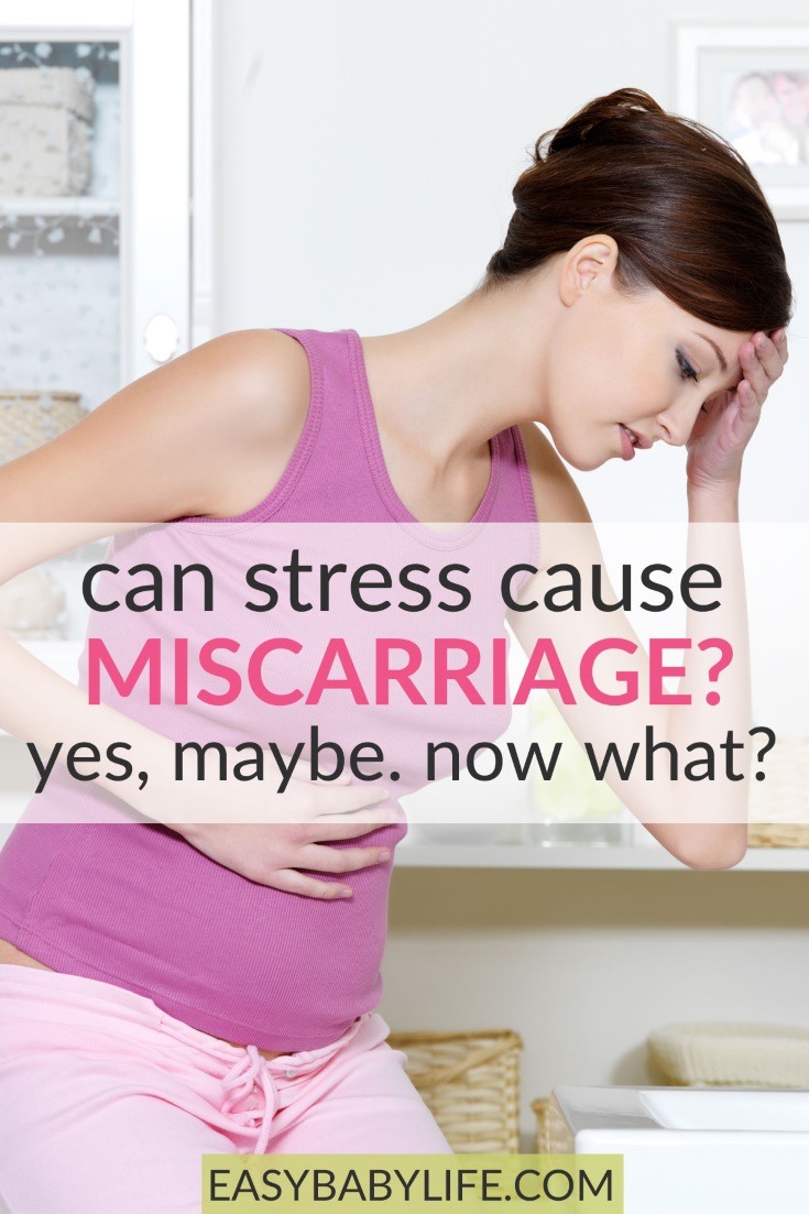can stress cause misscarriage