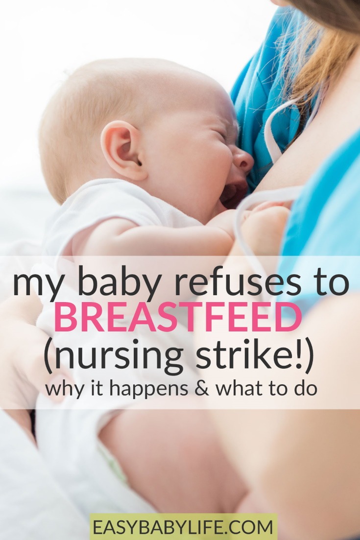 baby refuses to breastfeed