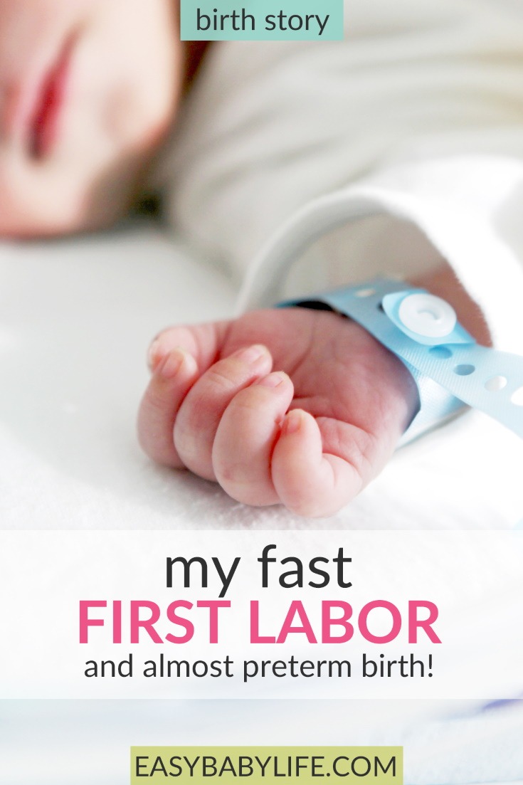 fast first labor birth story
