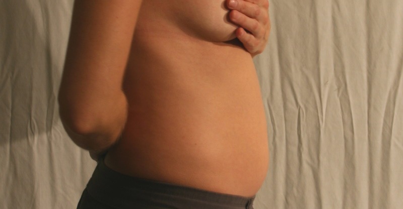 13 weeks pregnant belly