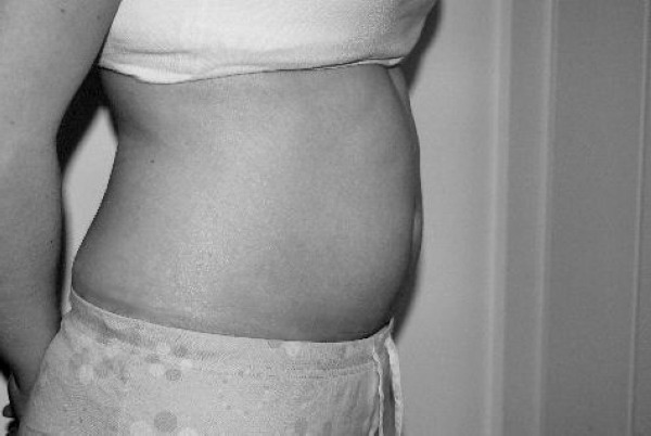 12 weeks pregnant belly