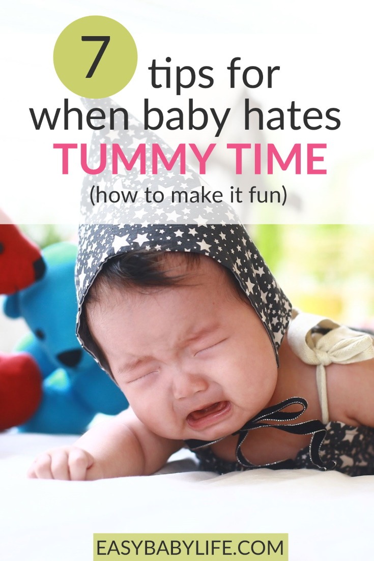 baby hates tummy time