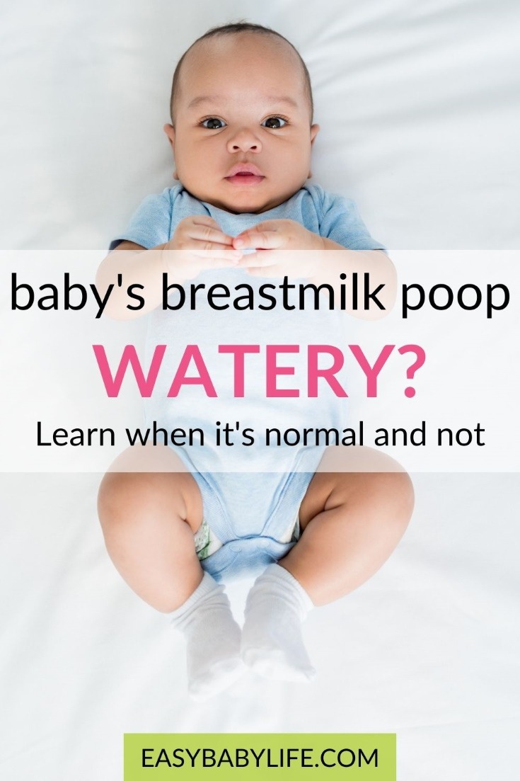breastmilk baby poop water runny